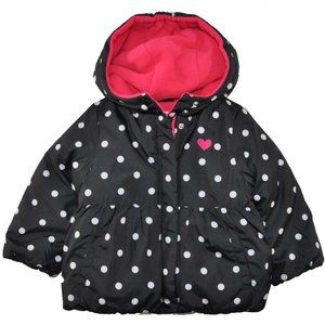 Child of Mine by Carters Polka Dot Puffer Jacket